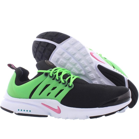 Nike Presto GS 'Black Green Strike Kid's Size